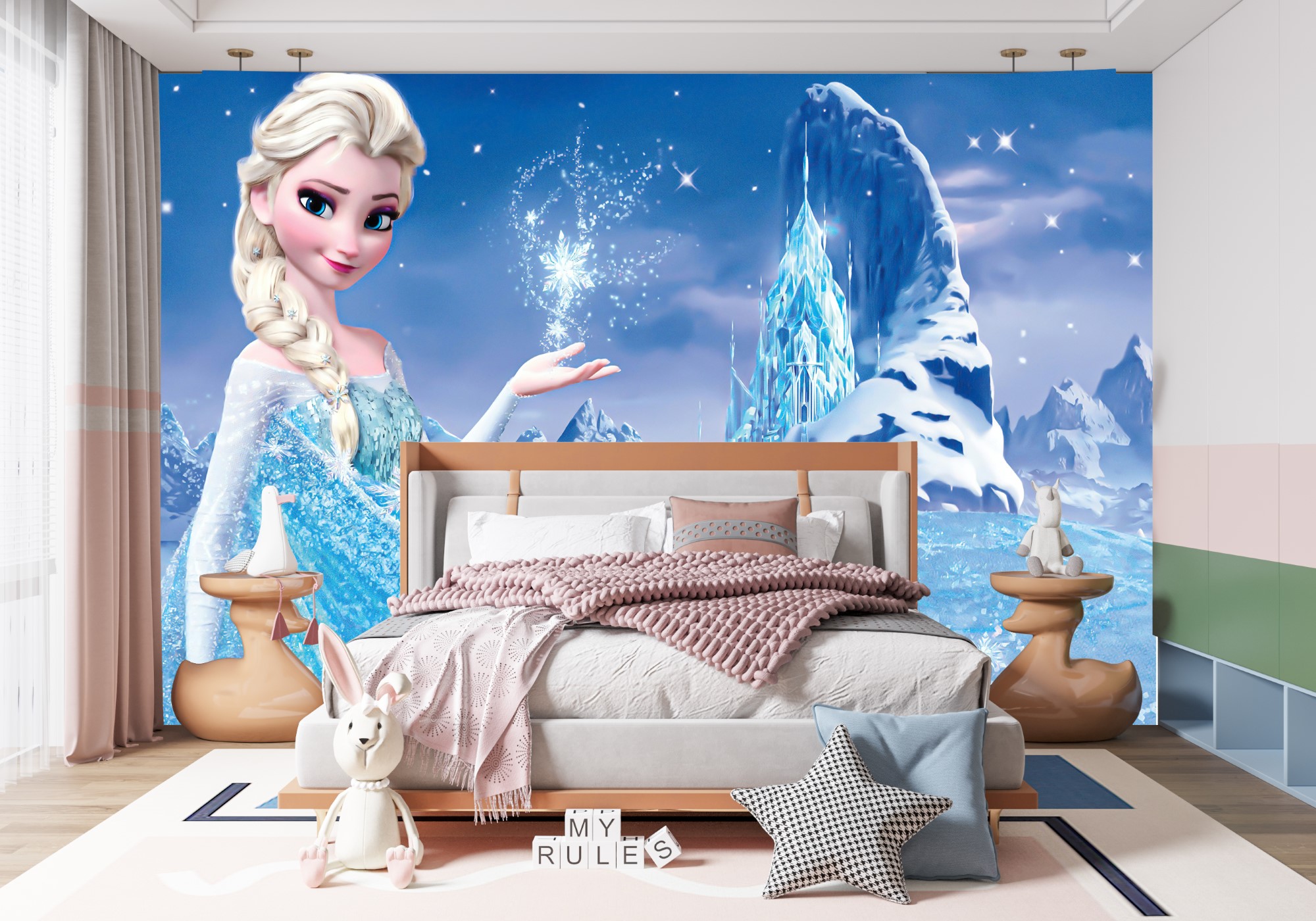 Elsa Çocuk Odası Duvar Kağıdı